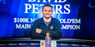 Poker Masters 2018: David Peters zwycięża w Main Evencie (1.150.000$) David Peters - Poker Masters 2018
