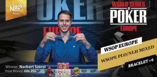 WSOP Europe: Norbert Szecsi zwycięża w turnieju mieszanym, Shaun Deeb drugi Norbert Szecsi - WSOP Europe