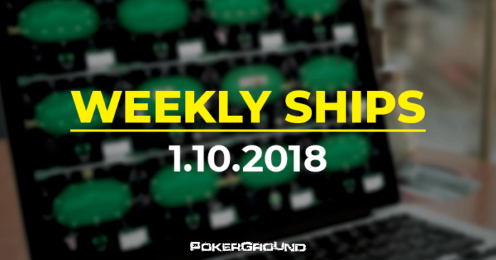 Weekly Ships -01.10.2018