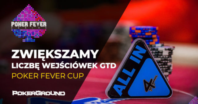 5 wejściówek do Poker Fever CUP (grudzień 2019) do zdobycia co wieczór!
