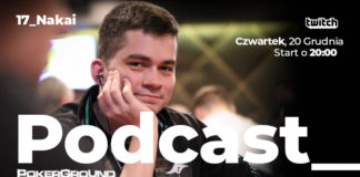 Podcast PokerGround: Siedemnasty odcinek dzisiaj na Twitchu. Gościem będzie „Nakai” poker