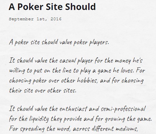 A poker site - fragment manifestu Phila Galfonda