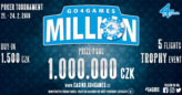 Go4Games MILLION: Zagraj o część z 1 mln CZK za jedyne 1.500 CZK!
