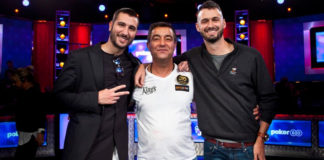 Sammartino, Ensan, Livingstone ©Jamie Thomson/WSOP/Pokernews