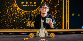 Wai Kin Yong wygrywa Main Event Triton Poker Super High Roller Series! Wai Kin Yong ©Triton Poker