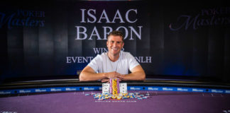 Poker Masters 2019: Isaac Baron triumfuje w pierwszym evencie Isaac Baron - Poker Masters 2019
