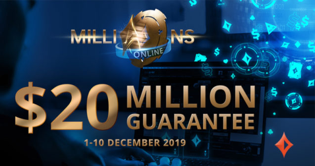 1 grudnia rozpoczyna się MILLIONS Online – 20.000.000$ Gtd