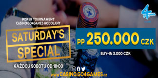 Od dziś do soboty czeka na Was blisko 500.000 CZK w Go4Games Casino Hodolany!