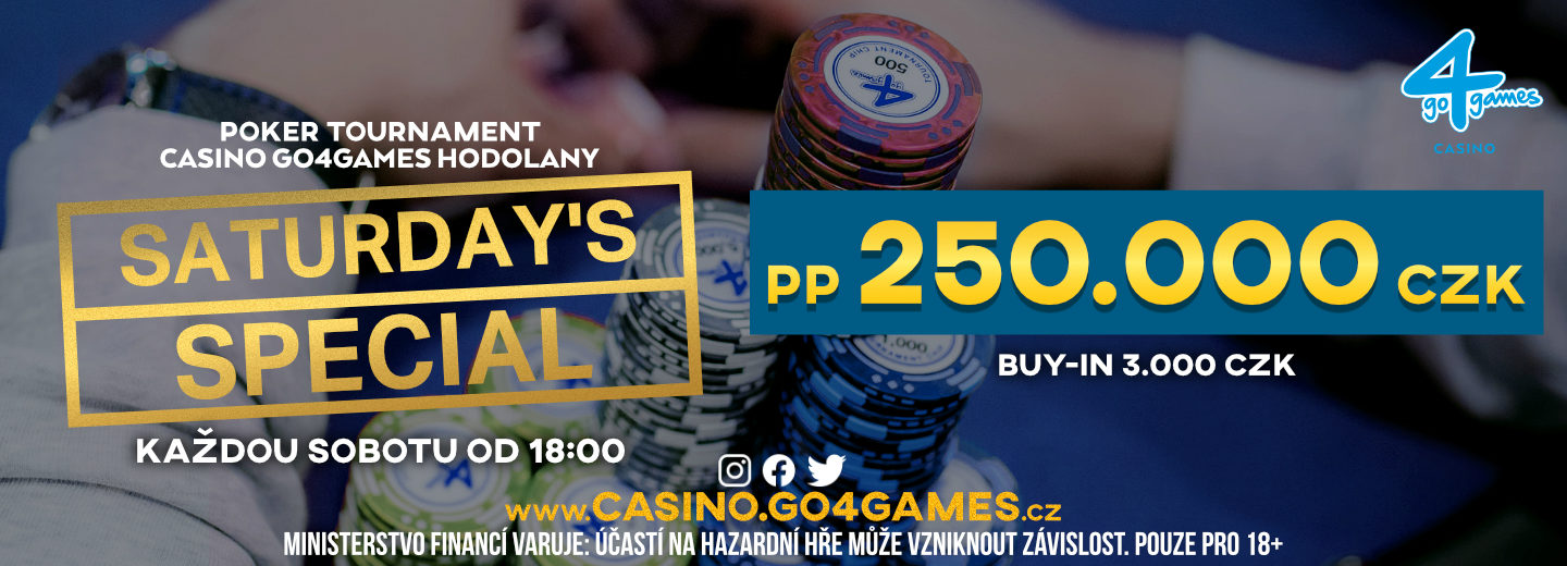 Go4games Casino Hodolany - Saturday Special