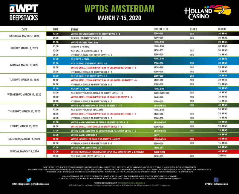 WPTDeepStacks Amsterdam