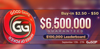 GG Series of Poker: 6.500.000$ GTD w serii z niskimi i średnimi buy-inami!