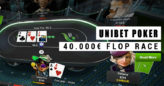 Unibet: Flop Race – trwa promocja dla graczy cashowych