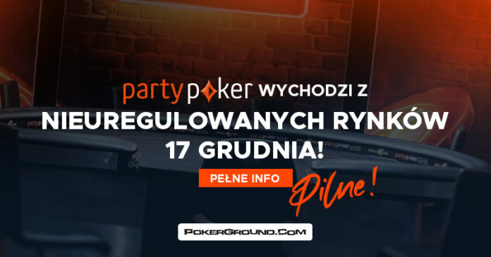 PartyPoker wychodzi z Polski!