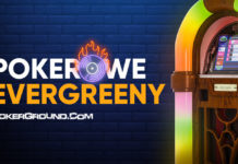 Pokerowe evergreeny: Maksymalne przebicie w PLO Pokerowe evergreeny: grafika główna z tytułem i zdjęciem szafy grającej