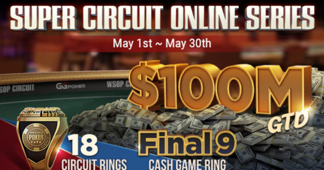 WSOP Super Circuit Online Series – kolejne 100 mln$ w festiwalu na GGPoker!