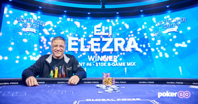 U.S. Poker Open: Eli Elezra zwycięzcą turnieju 8-Game, Daniel Negreanu trzeci
