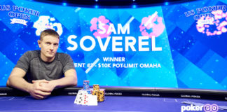 U.S. Poker Open: Sam Soverel najlepszy w turnieju 10.000$ Pot-Limit Omaha Sam Soverel - U.S. Poker Open
