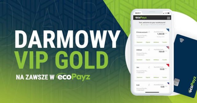 EcoPayz – najważniejsze informacje o portfelu elektronicznym + darmowy, dożywotni status Gold