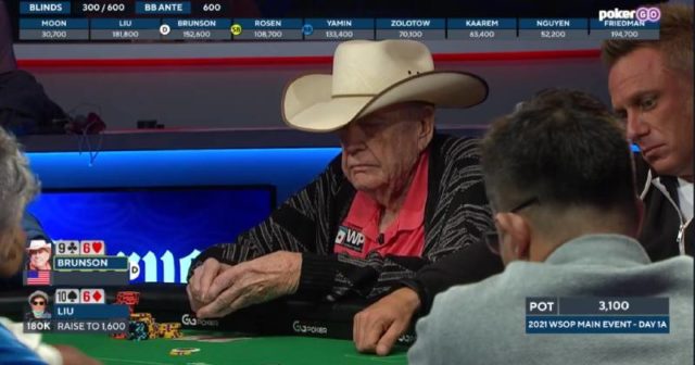 Wystartował Main Event WSOP. Doyle Brunson w świetnej formie!