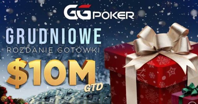 GGPoker: 10.000.000$ w promocjach grudnia. Ekstra dodatki od PokerGround!