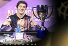 Global Poker Awards: Imsirovic największym wygranym Ali Imsirovic Global Poker Awards - plansza z wizerunkiem zwycięzcy nagrody Gracza Roku
