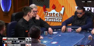 Dutch Classics: Bartosz Pająk piąty! (27.550€) Dutch Classics Bartosz Pająk - zdjęcie Polaka w trakcie rozgrywki na finałowym stole
