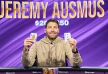 PokerGO CUP: Jeremy Ausmus zwycięski w ev. #4 PokerGO: Jeremy Ausmus pozuje po zwycięstwie w #4 evencie serii