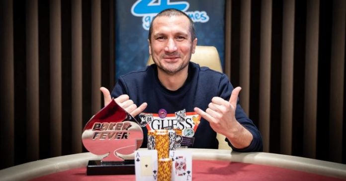 Poker Fever CUP - Dominik Wochnik, zwycięzca Mini High Rollera