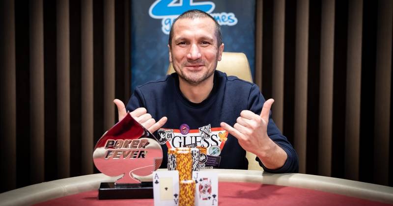 Poker Fever CUP - Dominik Wochnik, zwycięzca Mini High Rollera