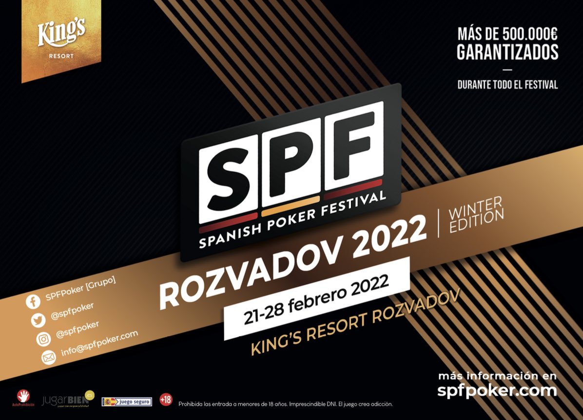 Spanish Poker Festival - plansza informacyjna