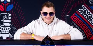 EPT Praga: Jakub Staniszewski wygrywa event 8-Game EPT Jakub Staniszewski pozuje z pucharem za zwycięstwo w evencie 8-Game