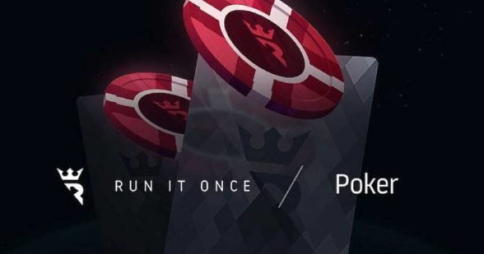 Run It Once Poker (plansza główna z logo)