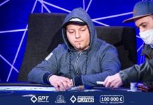 Sebastian Kotowicz na podium Main Eventu Spade Poker Tour! Sebastian Kotowicz Spade Poker Tour ME (zdjęcie pochodzi z finałowego dnia)