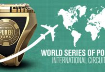 WSOP International Circuit wraca do Rozvadova! WSOP International Circuit (grafika główna z sygnetem mistrzowskim i mapą świata)