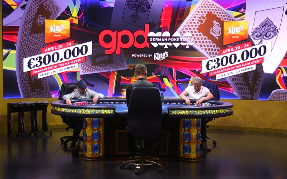 Finał German Poker Days Jakub Kalinowski vs Christian Van Der Haegen