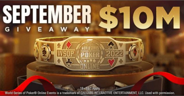 Wrześniowe rozdanie gotówki na GGPoker – 10.000.000$ do podziału!
