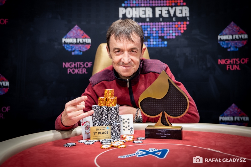 Rene Zembinsky - zwycięzca HR Poker Fever Series