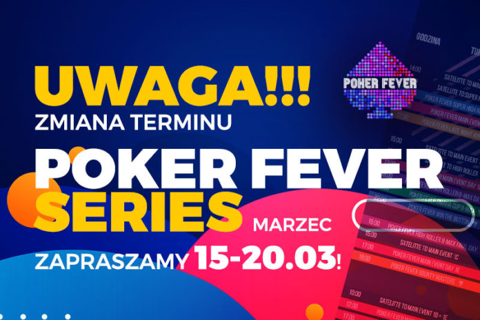 Zmiana terminu Poker Fever Series - grafika główna