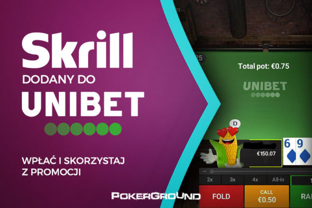 Skrill nową metodą płatności na Unibet