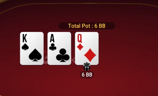 Aturan poker: 3 kartu gagal.