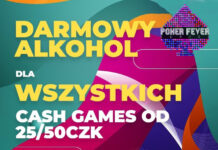 Darmowy alkohol na cash games w trakcie najbliższego Fevera!