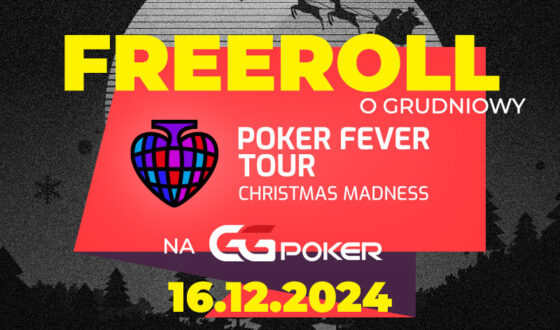 ZAGRAJ ZA DARMO W GRUDNIOWYM POKER FEVER Z 1 000 000 czk gwarantowane!
