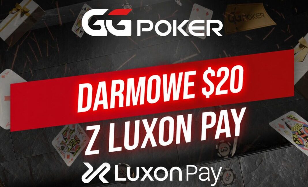 GGPoker is giving away $20 for a Luxon Pay deposit!